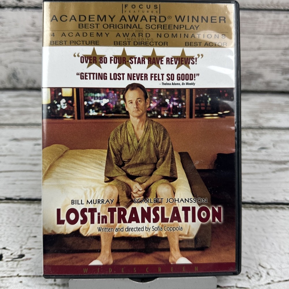 Lost in Translation (DVD, 2003) Bill Murray, Scarlett Johansson, Giovanni Ribisi